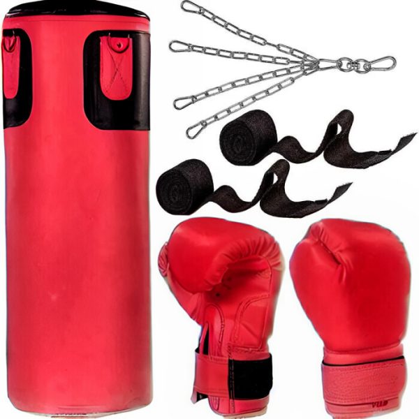 Kit de boxe Rouge